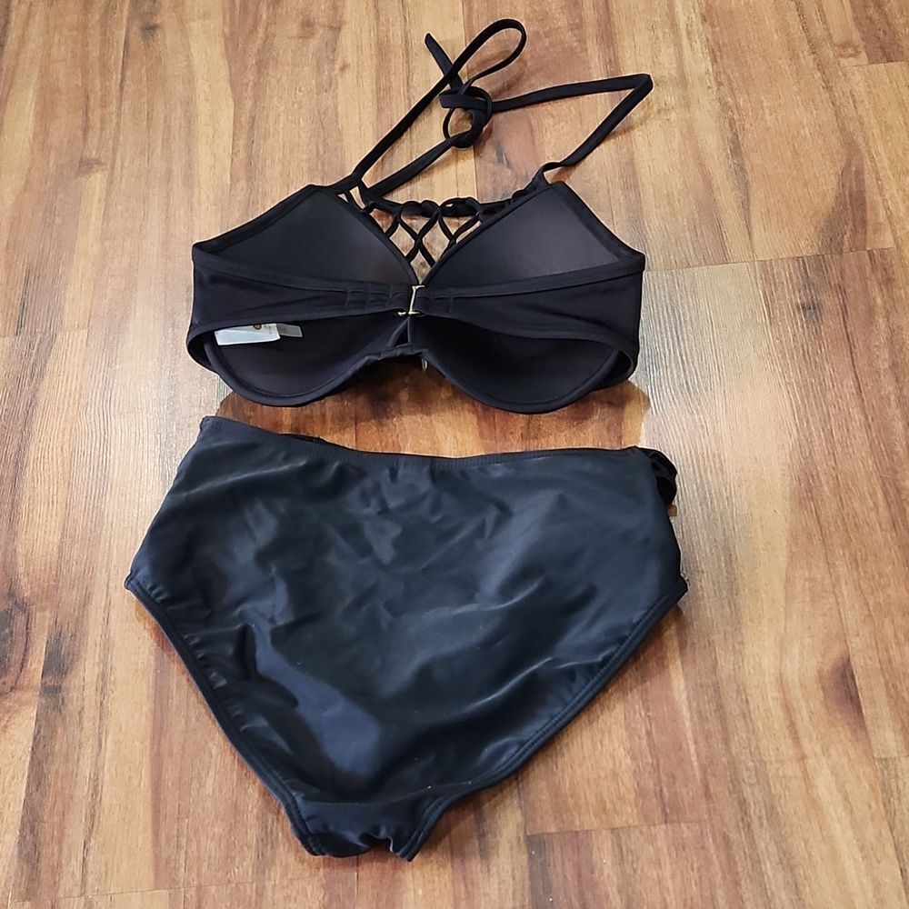 EUC Black Shade&Shore Cage Bikini Set - Picture 4 of 6